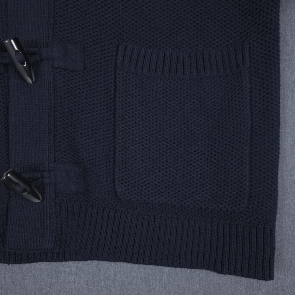 Banana Republic Toggle Button Cardigan Mens Large True Navy Shawl Collar Sweater